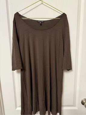 Eileen Fisher Chocolate Brown Dress